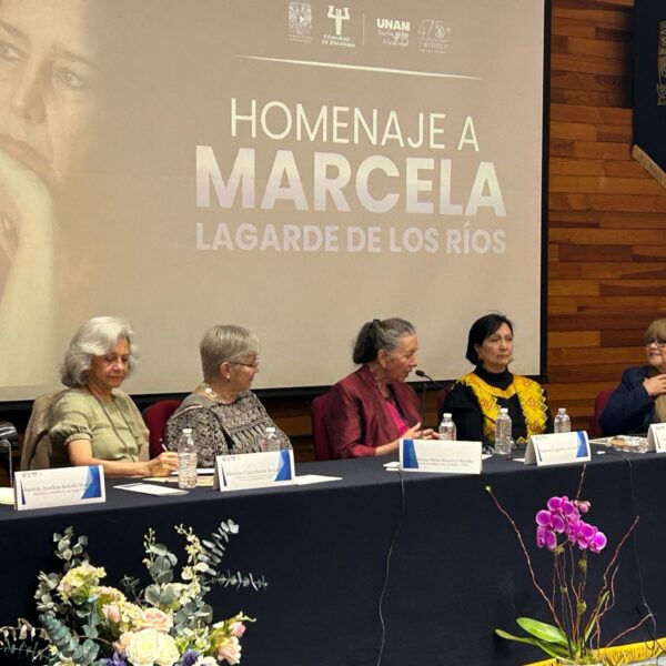 Homenaje en la UNAM a Marcela Lagarde, tejedora de alianzas entre mujeres