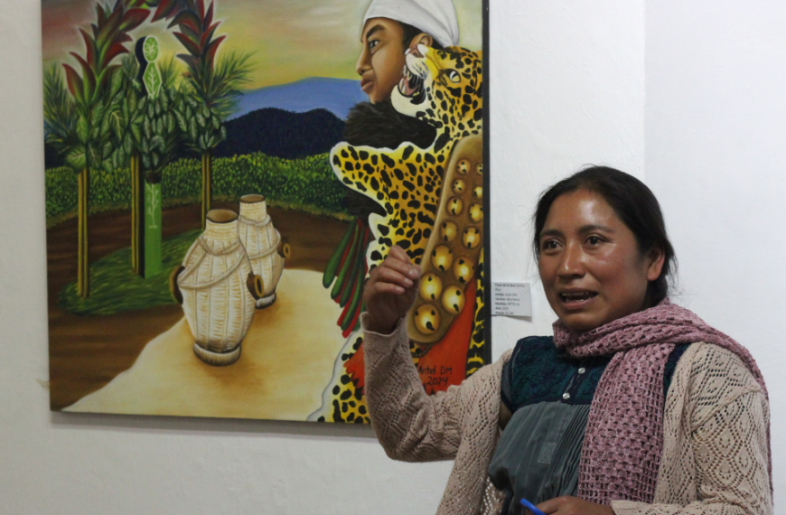Mujeres mayas transforman el arte en resistencia: Antel DM expone por primera vez en San Cristóbal